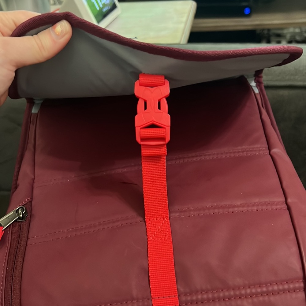 Under Armour Maroon Knapsack Backpack - image 3